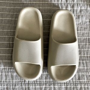 Gray Foamy, slip on, flip flop